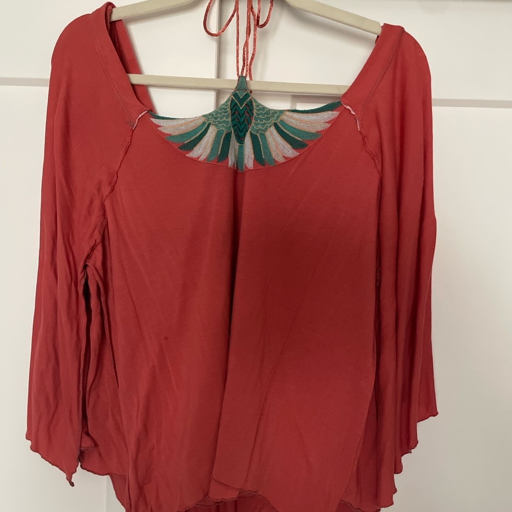 Free people shirt and bralette